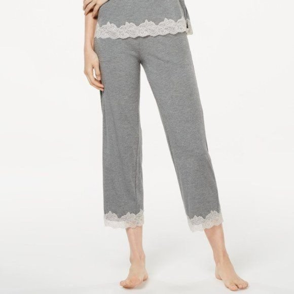 Charter Club Lace Trim Knit Pajamas Pant - Picture 1 of 8